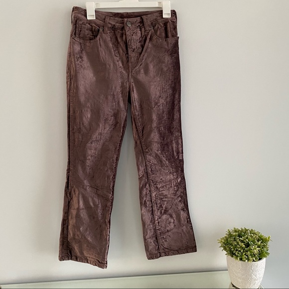 Free People Velvet Crop Flare - Picture 5 of 9